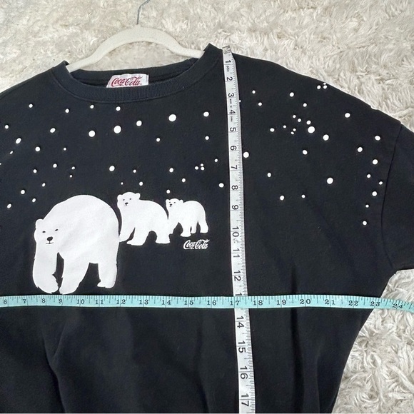 Wildfox x Coca Cola Polar Bear Pullover Sweatshirt - Picture 13 of 14
